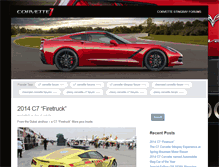Tablet Screenshot of corvette7.com